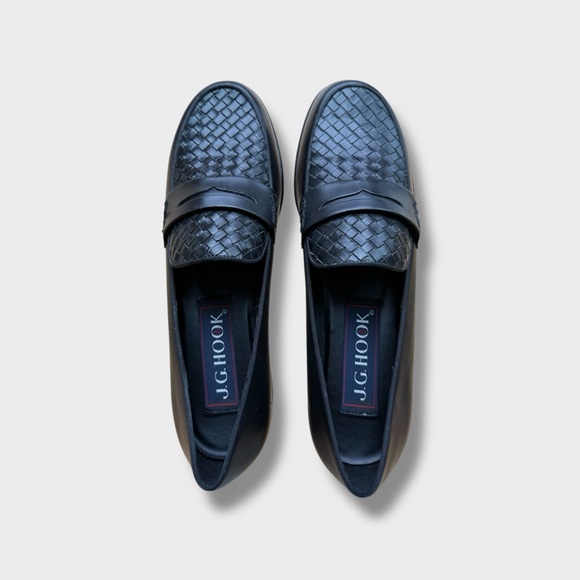 J.G. Hook Woven Leather Loafers - Picture 3 of 8